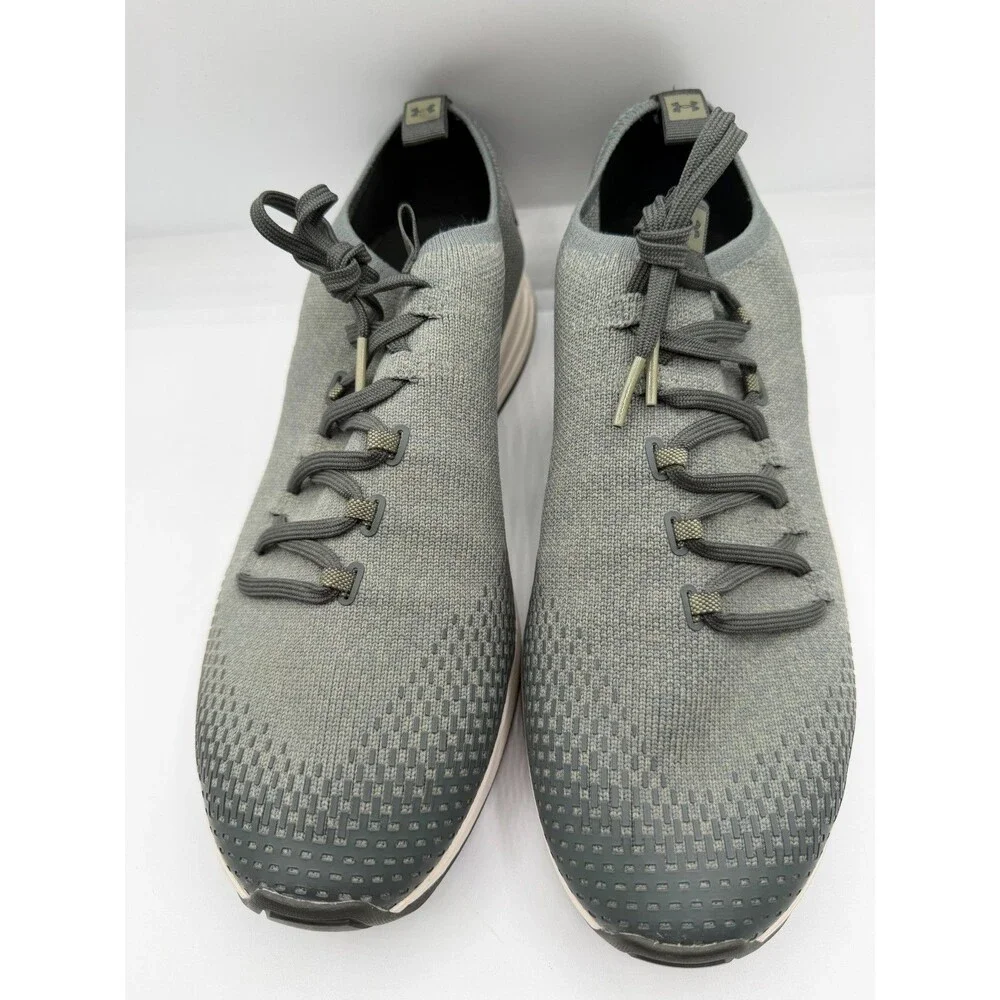 Under Armour Slingflex Rise Gray Knit Running Shoes Men's US 10.5 3019955-301